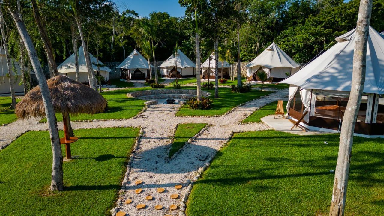 Xakluum Eco Glampings Hotel Puerto Morelos Ngoại thất bức ảnh