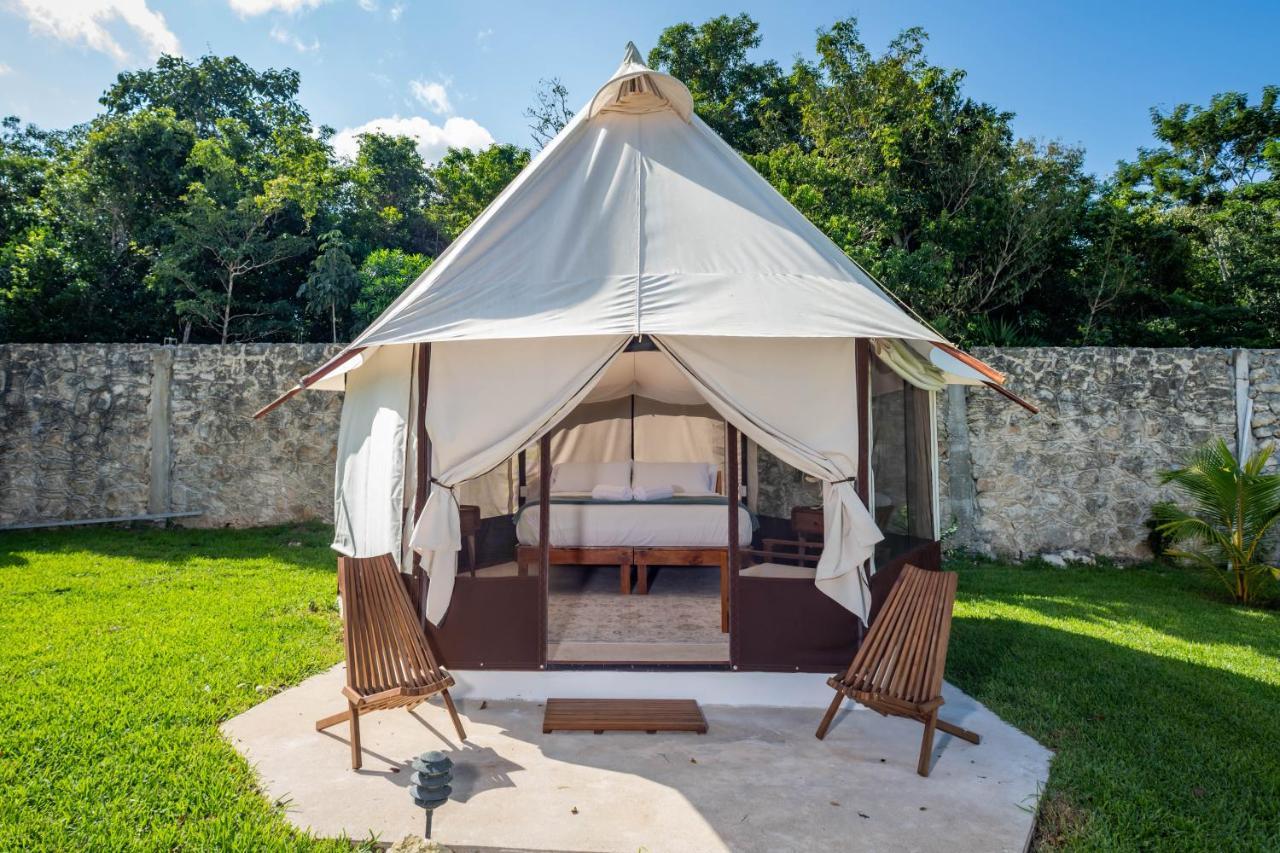 Xakluum Eco Glampings Hotel Puerto Morelos Ngoại thất bức ảnh