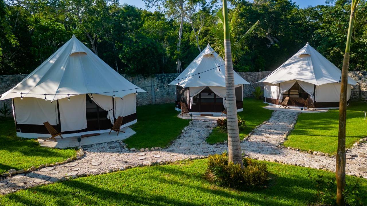 Xakluum Eco Glampings Hotel Puerto Morelos Ngoại thất bức ảnh
