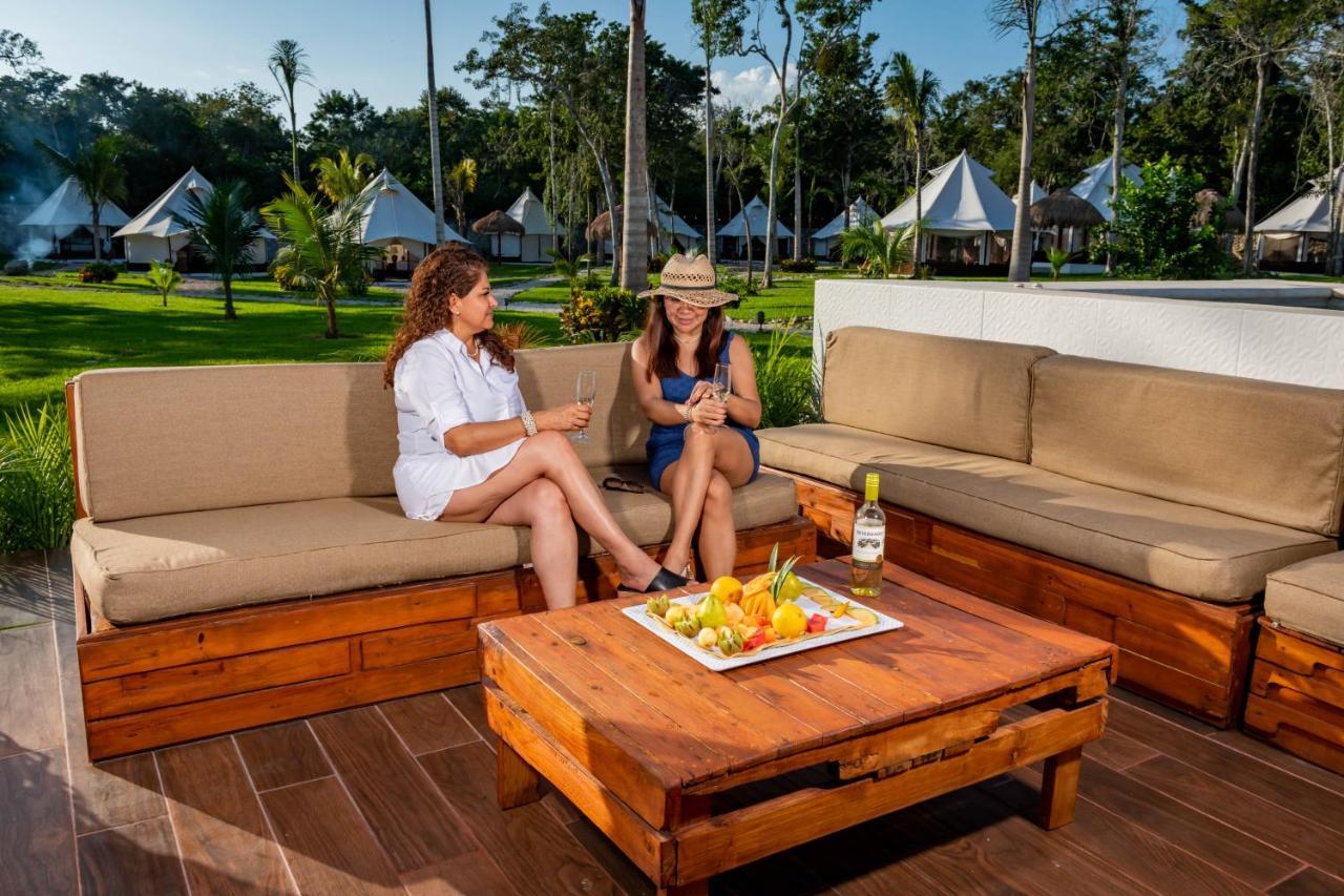 Xakluum Eco Glampings Hotel Puerto Morelos Ngoại thất bức ảnh