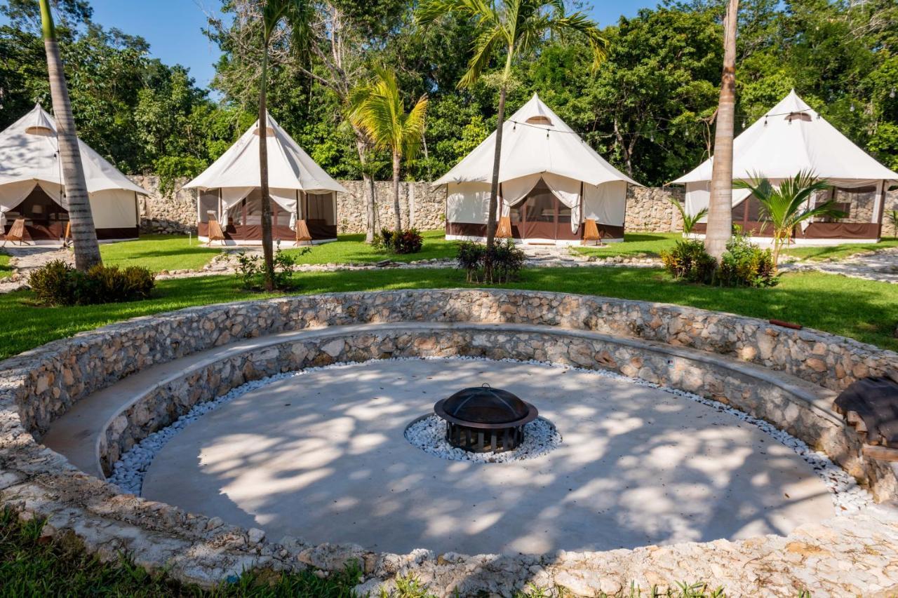 Xakluum Eco Glampings Hotel Puerto Morelos Ngoại thất bức ảnh