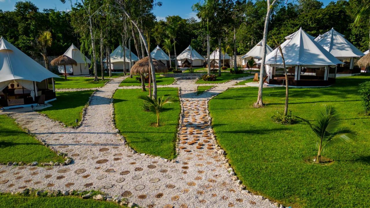 Xakluum Eco Glampings Hotel Puerto Morelos Ngoại thất bức ảnh