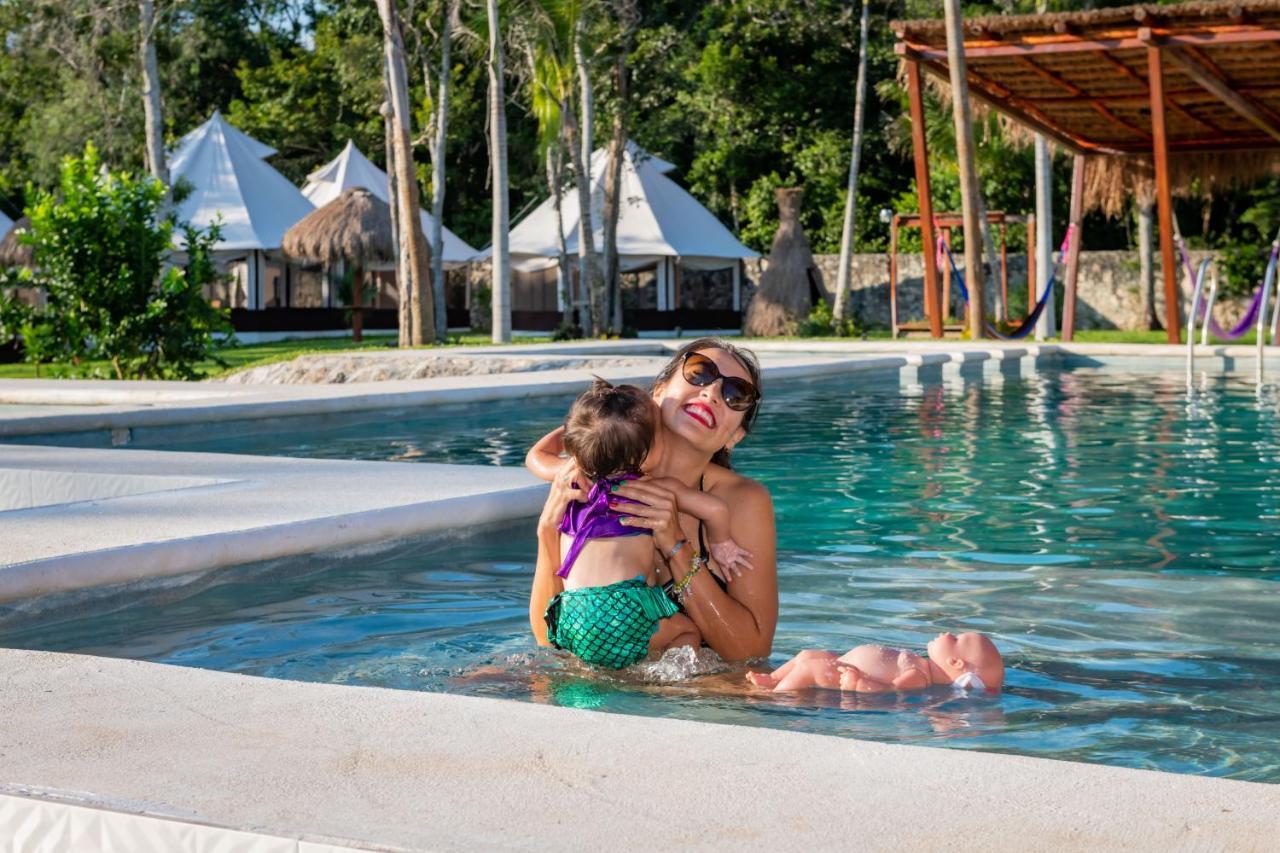 Xakluum Eco Glampings Hotel Puerto Morelos Ngoại thất bức ảnh
