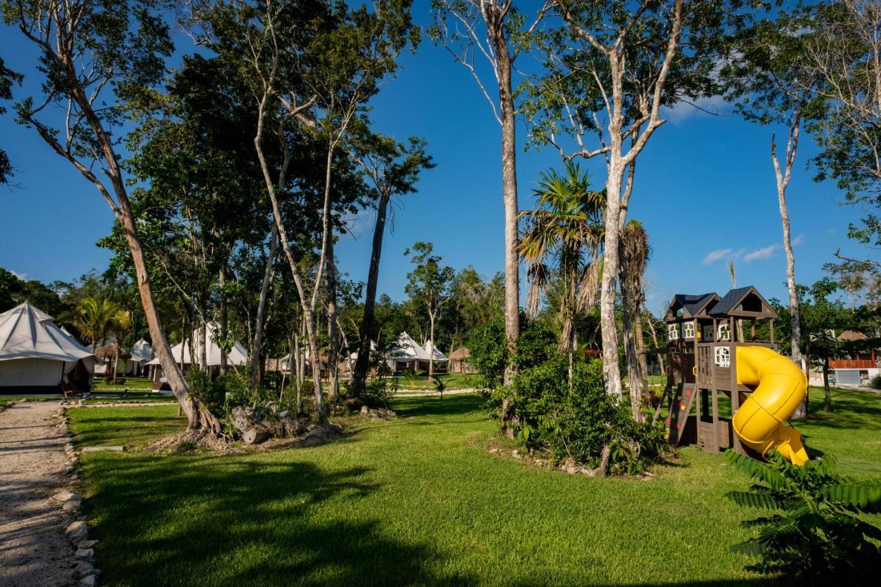 Xakluum Eco Glampings Hotel Puerto Morelos Ngoại thất bức ảnh