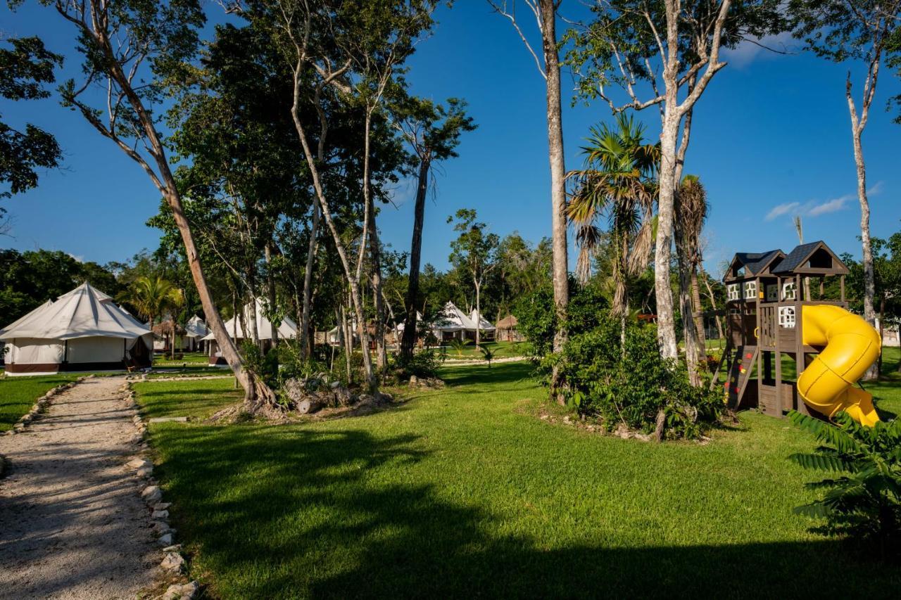 Xakluum Eco Glampings Hotel Puerto Morelos Ngoại thất bức ảnh