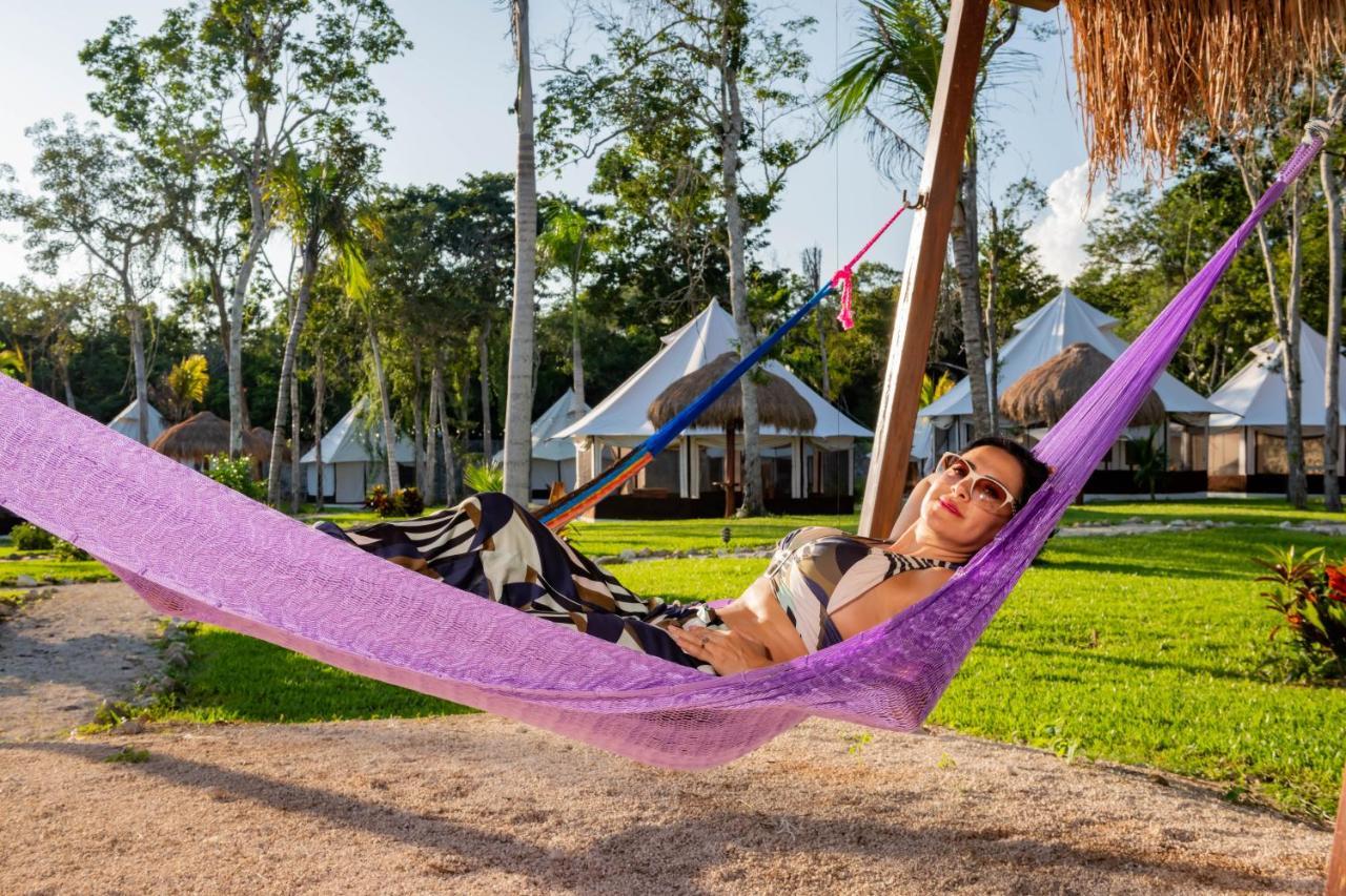 Xakluum Eco Glampings Hotel Puerto Morelos Ngoại thất bức ảnh