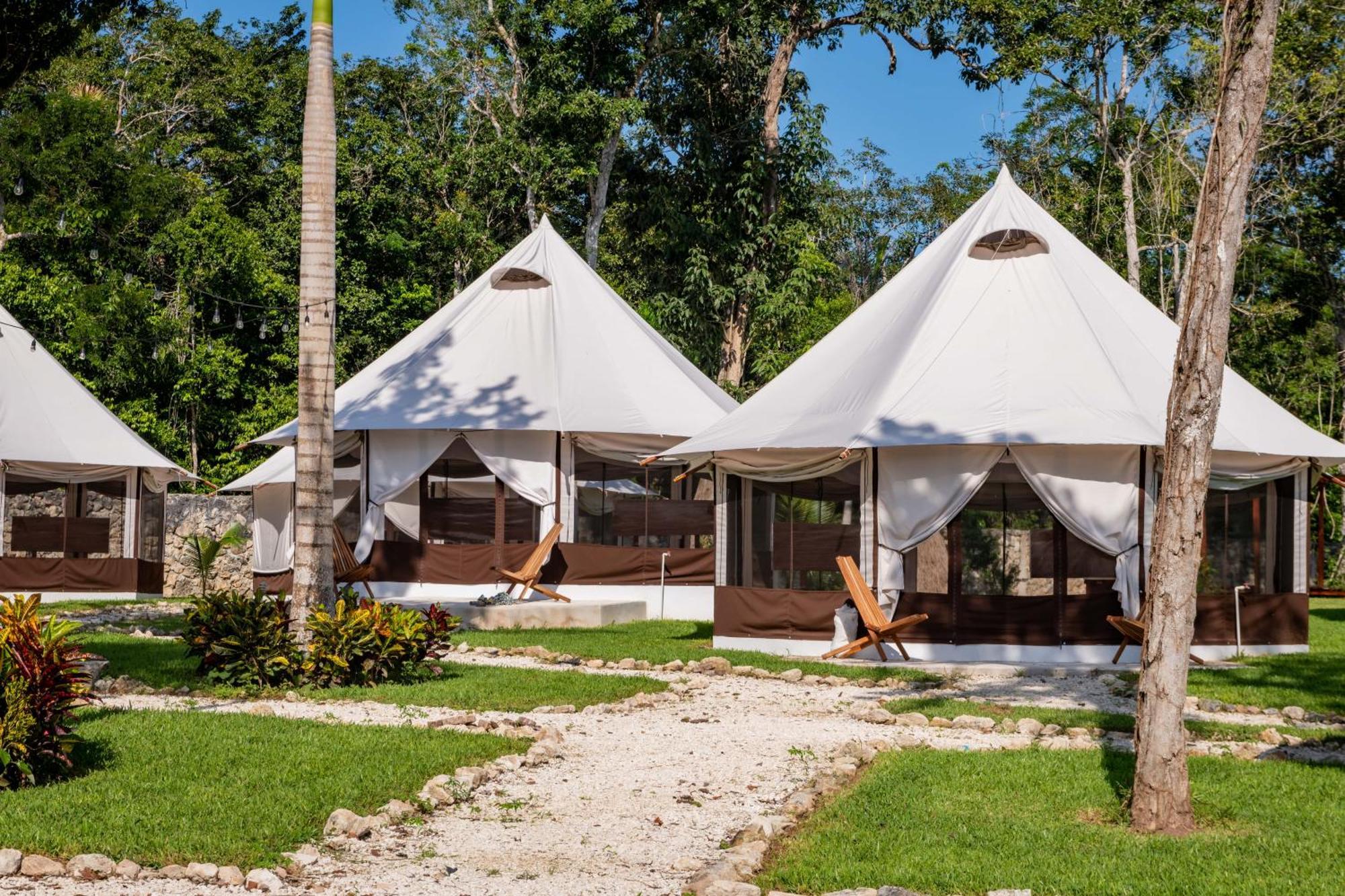Xakluum Eco Glampings Hotel Puerto Morelos Ngoại thất bức ảnh